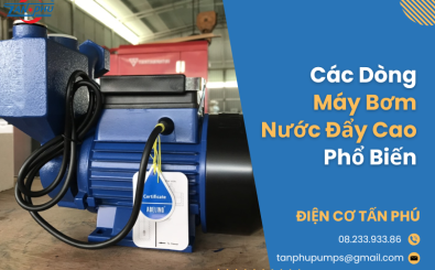 Các dòng máy bơm nước đẩy cao phổ biến