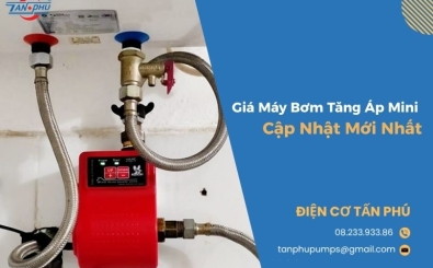 Giá Máy Bơm Tăng Áp Mini Cập Nhật Mới Nhất
