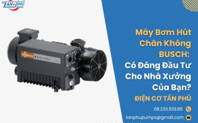 Máy Bơm Hút Chân Không BUSCH: Có Đáng Đầu Tư Không?