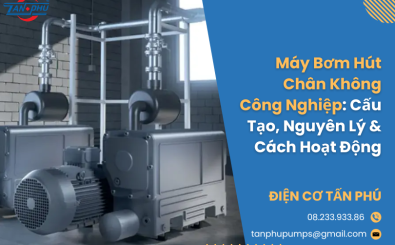 Máy Bơm Hút Chân Không Công Nghiệp: Cấu Tạo, Nguyên Lý & Cách Hoạt Động