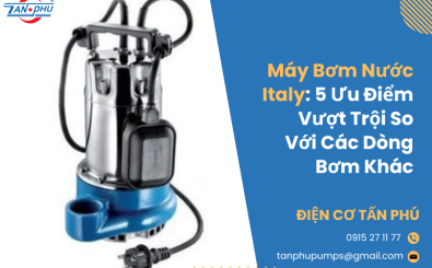 Máy Bơm Nước Italy: 5 Ưu Điểm Vượt Trội So Với Các Dòng Bơm Khác
