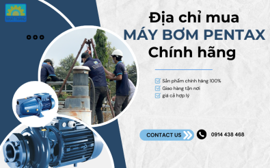 Địa chỉ mua máy bơm nước Pentax chính hãng tại HCM