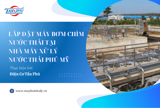 DỰ ÁN LẮP ĐẶT MÁY BƠM CHÌM NƯỚC THẢI TẠI NHÀ MÁY XỬ LÝ NƯỚC THẢI PHÚ MỸ