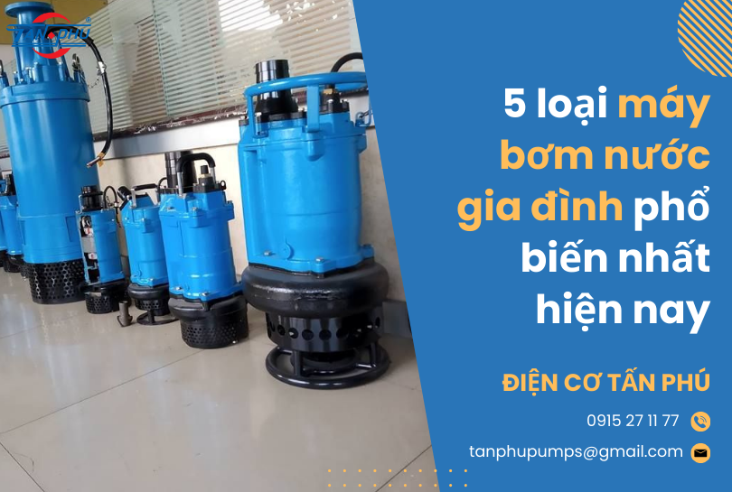 Top 5 máy bơm nước gia đình tốt nhất: Hướng dẫn chọn mua chi tiết