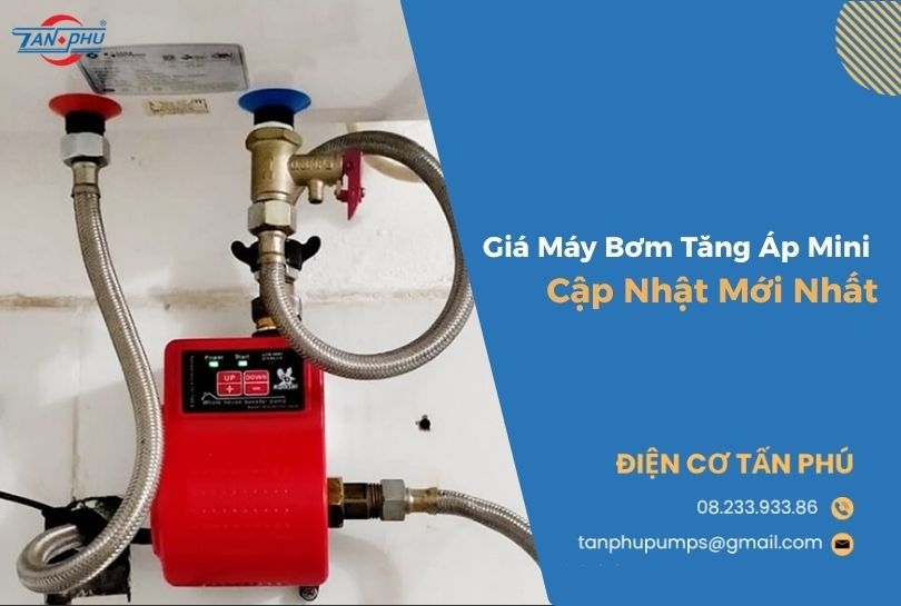 Giá Máy Bơm Tăng Áp Mini Cập Nhật Mới Nhất
