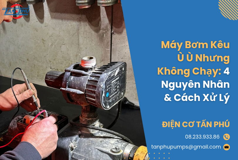 Máy Bơm Kêu Ù Ù Nhưng Không Chạy: 4 Nguyên Nhân & Cách Xử Lý