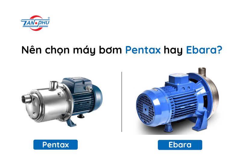 So Sánh Máy Bơm Pentax Và Ebara: Nên Chọn Hãng Nào Tốt Nhất?