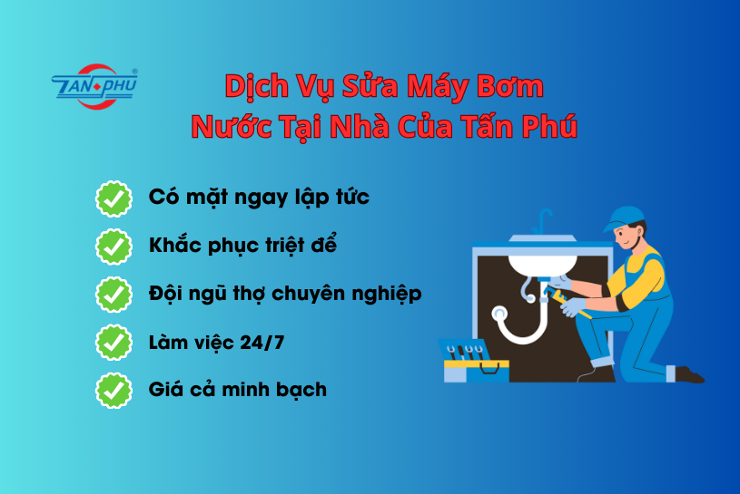 sửa máy bơm tại nhà 
