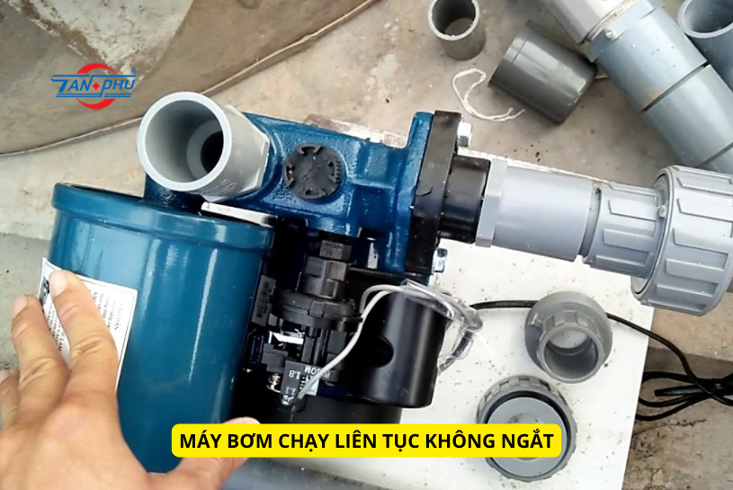máy bơm không lên nước 