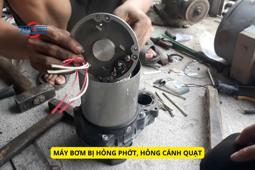 lỗi máy bơm không lên nước