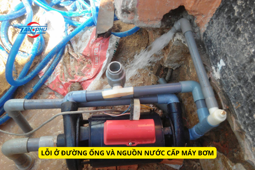 máy bơm không lên nước 