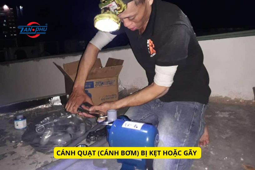 máy bơm nước kêu to