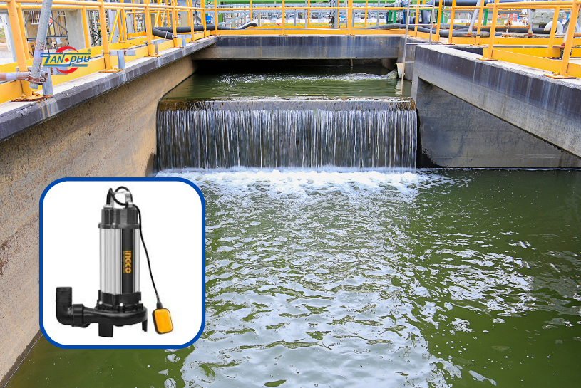 máy bơm xử lí nước thải công nghiệp
