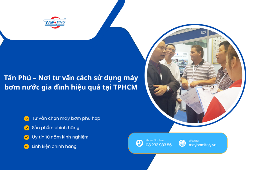 cách sử dụng máy bơm nước gia đình