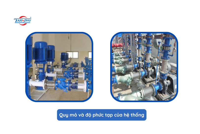 chi phí lắp đặt máy bơm công nghiệp