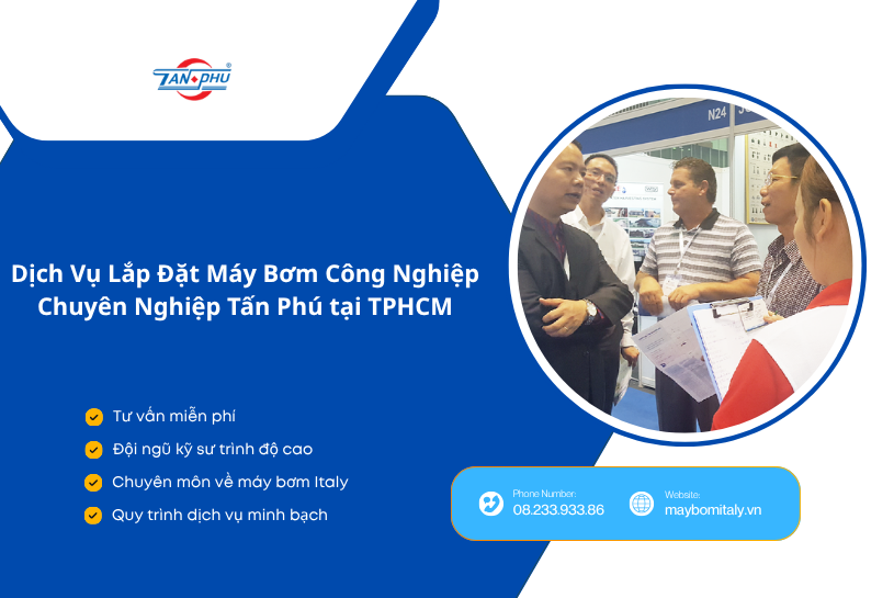 chi phí lắp đặt máy bơm công nghiệp