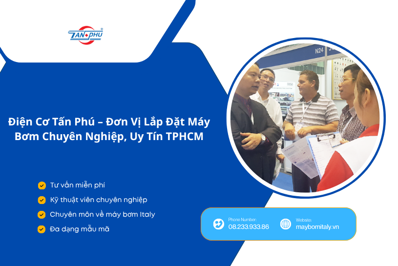 lắp đặt máy bơm công nghiệp TPHCM
