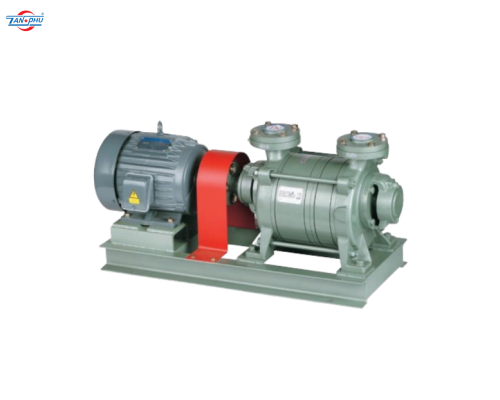 Bơm hút chân không vòng nước 2 cấp HANCHANG HWVP-2-1000